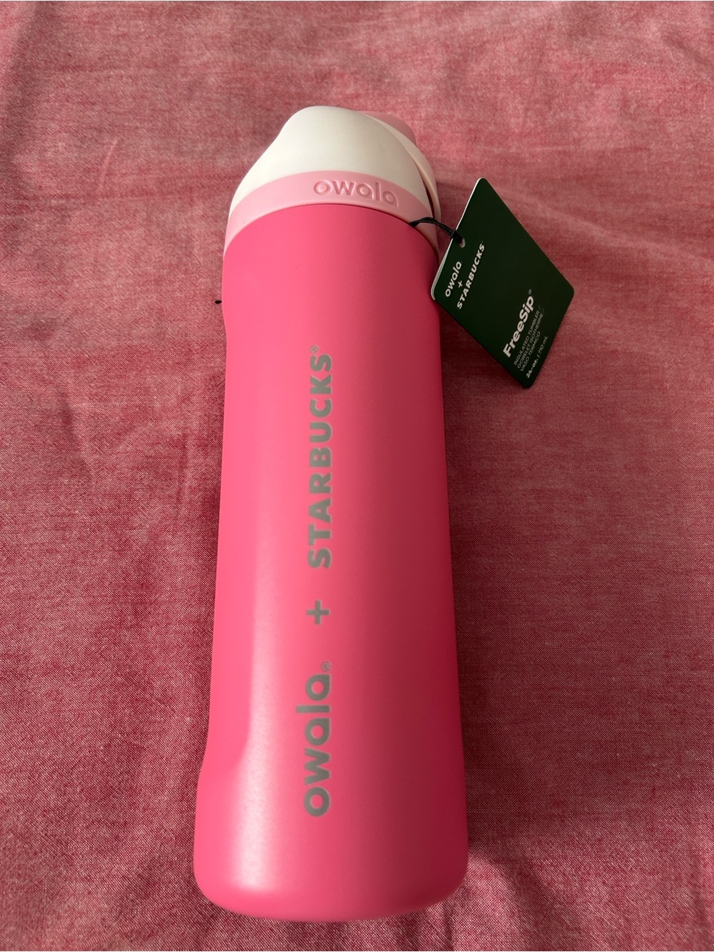 Owala + Starbucks Summer 2026 Pink Stainless Steel Water Bottle